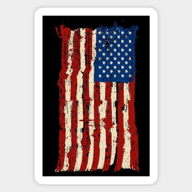 American Glory Sticker by LefTEE Designs